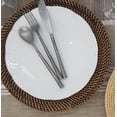 thumbnail image 3 of Fennco Styles Handmade Rattan Decorative Charger Plates 13" Round, Set of 4 - Natural Woven Charger Plates for Banquets, Family Dinners, Special Events and Home Dcor, 3 of 3