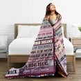 thumbnail image 4 of LHSHID to My Sister Blanket Birthday Gifts Quilt Ultra Soft Micro Fleece Throw Blankets for Thanksgiving Christmas Bed Sofa Travel Beach 50x60in, 4 of 6