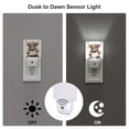 thumbnail image 3 of Fotbe Relaxed Cute Cow Reading Luz Nocturna LED, Luz de Noche con Sensor de Luz Natural de Anochecer a Amanecer, Se Enchufa a la Pared, Blanco Cálido 0.5W-US, 3 of 7