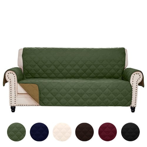Bargain Honcho Waterproof Reversible Quilted Microfiber Sofa Slipcover