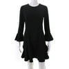 Pre-owned|Jill Jill Stuart Womens Back Zip Black Ruffle Bell Dress Size 4 11350460