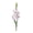 Light Purple, variant on OIUR Artificial Gladiolus Flower Realistic Fake Silk Flower Home Office Wedding Party Indoor Outdoor Faux Flower Bloom Decoration