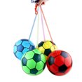 thumbnail image 4 of KAKOWELY inflatable ball Thickened Inflatable PVC Football Toy Ball Beach Toy Ball Practice Playground Toys for Kids Outdoor Games (with Chain, Not Inflatable, About 20cm, Random Color), 4 of 5