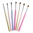 thumbnail image 3 of Miangastore Extension Gel Brush Nail Extension Gel Brushes Wood Assorted Color 1Set 5.89X0.39X0.39In, 3 of 8
