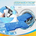 thumbnail image 6 of Aorsher Compatible with Shark Vacmop Replacement Pads for VM252 VM251 VM200 VM200C VM190 VM252C QM250 VM250 VC205 Vacuum Mop Pad, 2+1+1 Set, 6 of 8