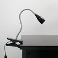 thumbnail image 2 of Mod Lighting and Decor LED Lighted Adjustable Gooseneck Clip Desk Lamp - 18" - Black, 2 of 5