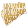thumbnail image 1 of HLONK6 Sheets Letters for Mailboxes outside Decals Peel and Stick Stickers Car Golden, 1 of 8