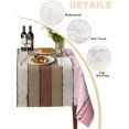 thumbnail image 2 of Pink Wood Grain Table Cloth, Brown Vintage Mottled Country Stripes Waterproof Tablecloth for Square Tables, Reusable Washable Fabric Table Cover for Restaurant Kitchen Dining Tables 54"x54", 2 of 6