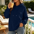 thumbnail image 3 of SYwaren Oversized Sweatshirt for Women Hoodie Pullover Long Sleeve Casual Side Slit with Pockets Tops, 3 of 9
