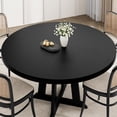 thumbnail image 4 of Rustic Dining Table for 4 to 6 People, 47 Inch Round Dining Table, Wooden Kitchen Table with Sturty Legs, Dining Room Table for Dining Room, Kitchen(Table Only), 4 of 6