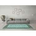 thumbnail image 3 of Ahgly Company Indoor Rectangle Persian Light Blue Traditional Area Rugs, 8' x 12', 3 of 4