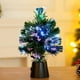 thumbnail image 5 of Lámpara de Navidad de Fibra Iluminada, Árbol de Navidad Coloreado, Ornamento de Fibra con Luces LED, Estilo Festivo, Accesorio de Decoración para Hogar, Material de Fibra, Base de Metal, para Salón, 5 of 5