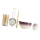 thumbnail image 5 of 5pcs matcha set matcha bowl con spout hechas a mano Herramientas regalos para amantes del té Utensilios japoneses Ceremonía de té Cerámica Púrpura, 5 of 9