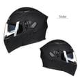 thumbnail image 3 of Motorcycle Helmet Full Face With Bluetooth Headset Modular Flip Up Motorbike Helmets DOT M Size Matt Black, 3 of 12