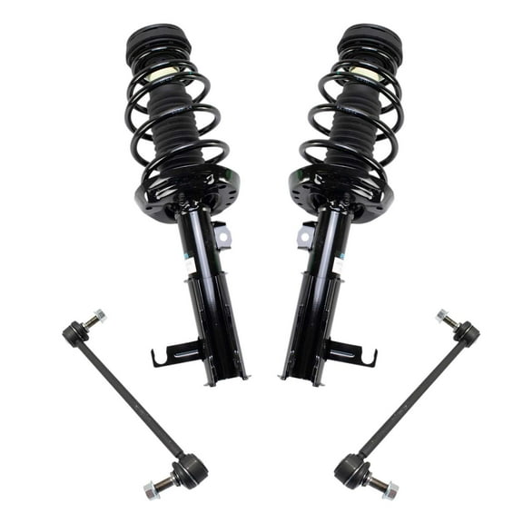 TRQ 4pc Strut Assembly & Sway Bar End Link Kit LH RH Set for 14-19 Impala SCA34843 Fits select: 2014-2019 CHEVROLET IMPALA