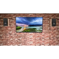 (2) Rockville HD5 5" Powered Bluetooth Bookshelf Speakers Swivel Wall Brackets