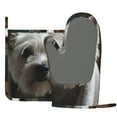 thumbnail image 3 of Disketp Dog Wrapped In Towel 1 Oven Mitts And Potholders Bbq Gloves-Oven Mitts And Pot Holders With Recycled Infill Silicone Non-Slip Cooking Gloves For Cooking Baking Grilling, 3 of 9