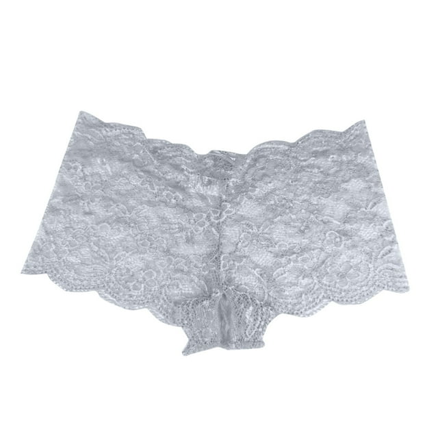 Women's Lace Open Panties Plus Size Underwear Elegant Comfortable Stretchable Breathable Design