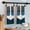 Blue, variant on Coastal Anchor Kitchen Towel Dish Cloths Set of 2, Microfiber Soft Kitchen Hand Towels, Turquoise Brown Country Wooden Grain Absorbent Quick Drying Dishcloths 18 x 28 Inches
