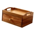 thumbnail image 4 of Organizador de bolsitas de té de madera, cajón de almacenamiento, caja contenedora para accesorios de juegos de té, soporte para bolsitas de té para, 4 of 8