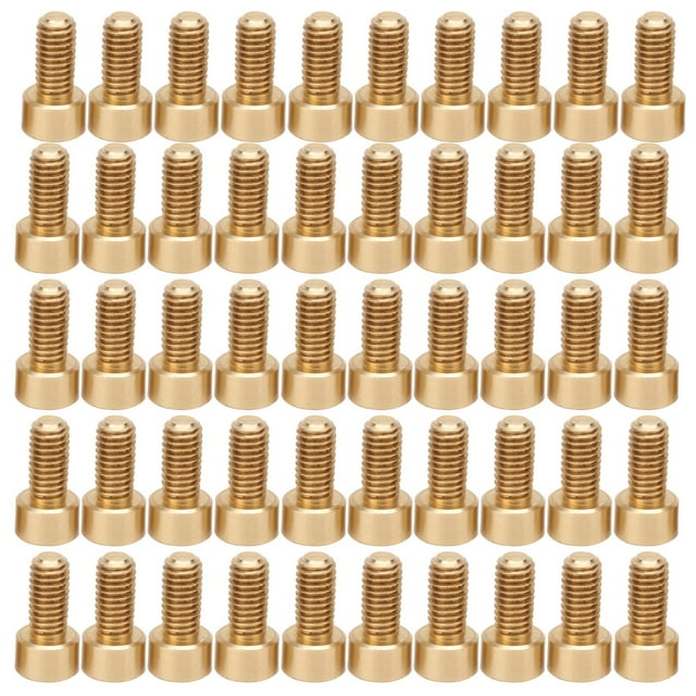 Tornillo de cabeza hueca hexagonal, 50 piezas Tornillo de hardware de sujeción de cabeza hueca hexagonal Uso conveniente Jadeshay A