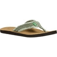 thumbnail image 1 of Men's Sanuk Fraid Not Thong Sandal Olive Canvas 11 M, 1 of 6