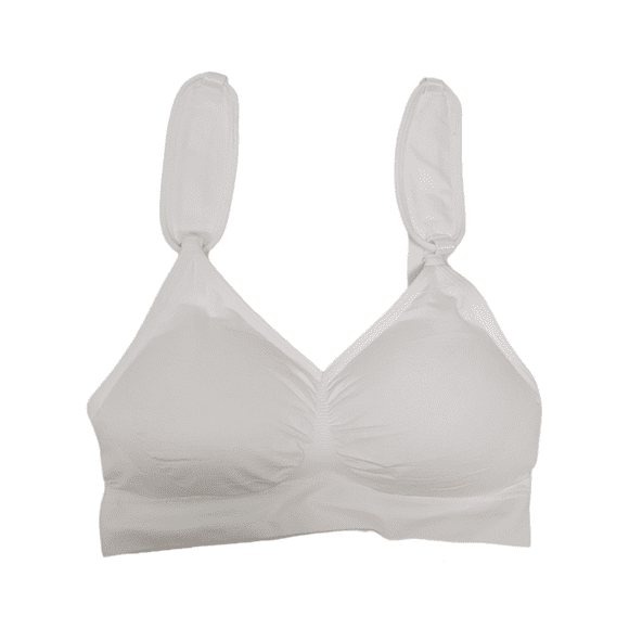 As Seen On Tv Dream By Genie Bra Seamless Pullover Bra With Adjustable Lift-Padded White -Medium (Bust 35-37)