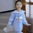 thumbnail image 5 of Sanrios Cinnamoroll Anime Kawaii Girls Dress Autumn/Winter Children Velvet Sweater Dress Cartoon Casual Dress Christmas Gifts, 5 of 16