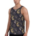 thumbnail image 3 of Rocae Snake Sleep for Men's Workout Tank Top Men's Running Tank Top Dry Fit Athletic Workout Tank TopsMedium, 3 of 9