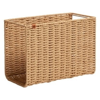 U Brands Woven Paper Rope File Basket Brown (6084U00-01)
