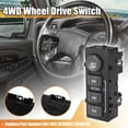 thumbnail image 2 of Interruptor de tracción de rueda 4WD 4x4 para Chevy GMC Cadillac Silverado 1500 2500HD Suburban Avalanche Sierra Yukon 1999-2002 Reemplazo 15709327 19168767, 2 of 9