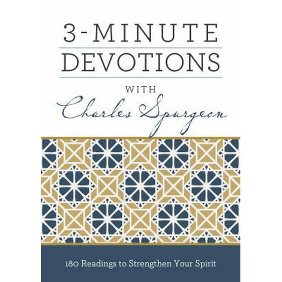 Pre-Owned 3-Minute Devotions with Charles Spurgeon (Paperback) 1683221311 9781683221319