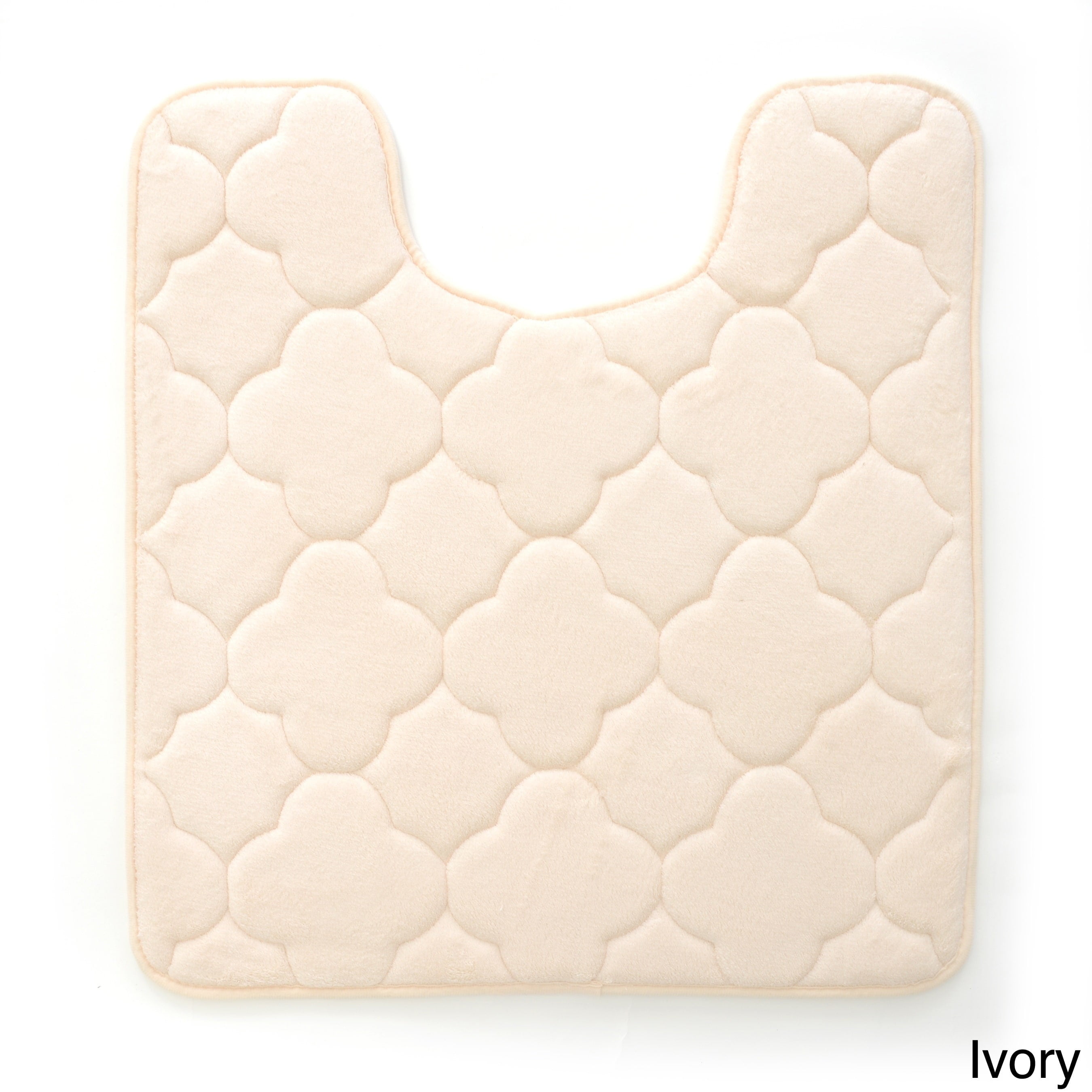 Stephan Roberts Embroidered Memory Foam Mat Bath Rug 21 X 24