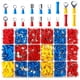 thumbnail image 1 of Conectores eléctricos, terminales eléctricos Juego de conectores planos con terminales aislados de 1200 piezas en una variedad de empalmes a tope y horquilla de engarce Sincero Electrónica, 1 of 5