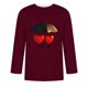 thumbnail image 4 of Camisas de Manga Larga para los Hombres Día de San Valentín Impresión Cuello Redondo Moda Casual, Mezcla de Poliéster de Lino de Algodón para Primavera Verano, 4 of 8