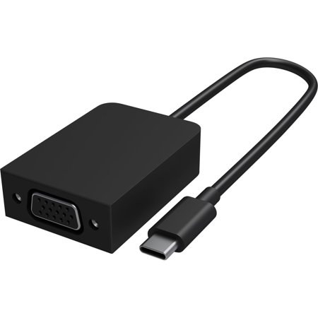 UPC: 0889842238426 | Microsoft USB Type-C Male to VGA Female Adapter Black (HFR-00001) HFR00001