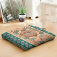 thumbnail image 6 of Square Meditation Pillow, Boho Style Floor Cushion, Dutch Velvet Meditation Cushion for Sitting on Floor, Yoga Cushion 22'' x 22'', 6 of 7