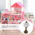 thumbnail image 2 of MasteelfCA Doll House Miniature Table Light Mini House Scene Table Lamp Photo Prop, 2 of 9