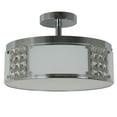 thumbnail image 7 of Decor Therapy Iris Flush Mount Ceiling Light, Made of Metal and Glass, 7 of 7
