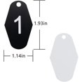 thumbnail image 2 of StayMax ABS Motel Hotel Room Number Tag (1-25, Black), 2 of 5
