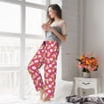 thumbnail image 4 of Uemuo Piggy Sunflower Pattern Women's Wide Leg Palazzo Lounge Pants with Pockets Light Weight Loose Comfy Casual Pajama Pants-X-Large, 4 of 9