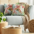 thumbnail image 5 of Ambesonne Rose Throw Pillow Cover 2 Pack, Dried Petals Nostalgia, 18", Multicolor, 5 of 5