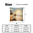 thumbnail image 5 of Surfing in Summer Inserts Set - 2-Pack Decorative Pillows with Unique Patterns for Throw Pillow Covers for Home Decor, Sofa, Bed - Available in 16x16, 18x18 & 20x20, 5 of 6