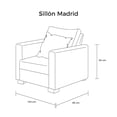 thumbnail image 5 of Sillón Madrid gris, 5 of 5
