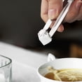 thumbnail image 2 of EeaseCA 4Pcs Stainless Steel Mini Sugar Cube Clips Ice Cube Clips Coffee Tongs (Silver), 2 of 7