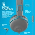 thumbnail image 5 of JLab Audio Studio On-Ear Headphones & Over-Ear Headphones, Foldable, Grey/Blue, 5 of 7