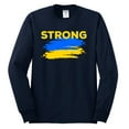 thumbnail image 2 of Ukranian Strong Vintage Mens Long Sleeve Shirt, Navy, X-Large, 2 of 4