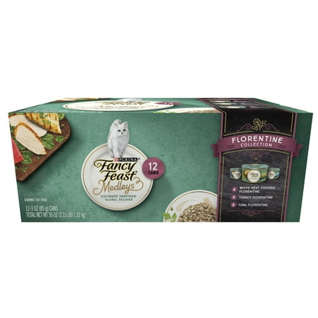 UPC: 0050000572816 | Purina Fancy Feast Wet Cat Food Medleys Florentine Wet Cat Food Variety Pack