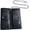 Aniline Black, variant on Long Bifold RFID Blocking Motorcycle Chain Wallet for Men Ostrich Brown