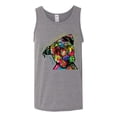 thumbnail image 3 of Dean Russo The Only Person Dog Lover Mens Graphic Tank Top, Heather Grey, Small, 3 of 6